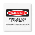 Turtles are Addictive Fridge Magnet