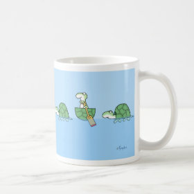 TURTLES PADDLING mug by Sandra Boynton
