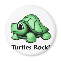 Turtles Rock! Refrigerator Magnet
