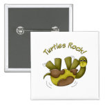 Turtles Rock Pinback Buttons