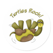 Turtles Rock Stickers