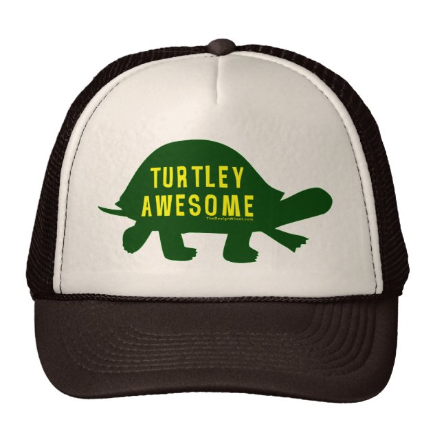 Turtley Totally Awesome Trucker Hat 1/1