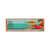 Tuscan Diva Profile Card.. Business Card Template