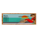 Tuscan Diva Profile Card.. Business Card Template