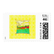 TUSCAN FARMHOUSE postage by sageworksart TUSCAN FARMHOUSE postage