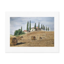 Tuscan Field postcards by VWorks_Studios Tuscan Field postcards
