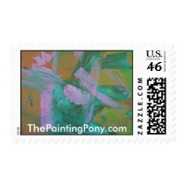 Tuscan Garden postage by PaintingPony Tuscan Garden postage