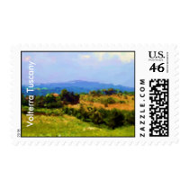 Tuscan Hills near Volterra postage