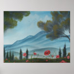Tuscan Hills Poster