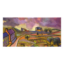 Tuscan-landscape photo cards by sword42 Tuscan-landscape photo cards