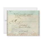 Tuscan Olive Tree n Swirl - RSVP Response Card Personalized Invitation