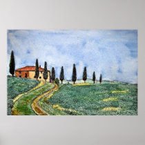 Tuscan Path Posters