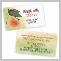 Tuscan pear cooking culinary business card business cards by chefcateringbizcards Tuscan pear cooking culinary business card business cards