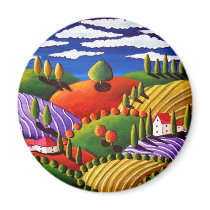 Tuscan Scene magnets by reniebritenbucher Tuscan Scene magnets