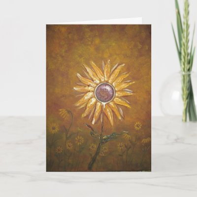 Tuscan Sunflower - Thank You Card