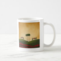 Tuscan Villas and Poppies mugs
