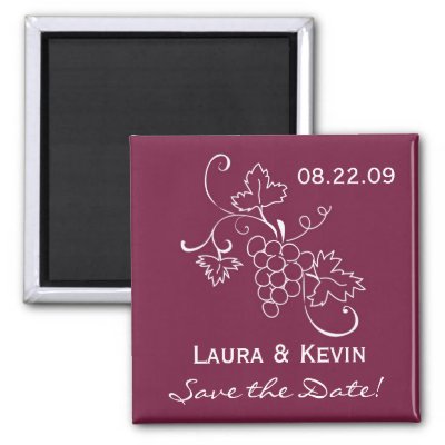 Save the date perfect for a Tuscan theme or Vineyard wedding