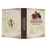 Tuscan wheat fruit vegetable cookbook recipe binde vinyl binders