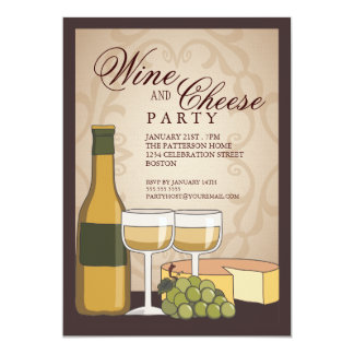 Cheese And Wine Invitations amp Announcements Zazzlecouk