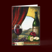 Tuscan Wine I cards