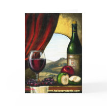 Tuscan Wine I cards by italianart Tuscan Wine I cards