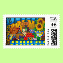 Tuscany Delights Postage Stamp