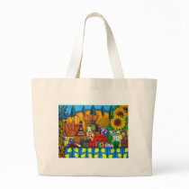 Tuscany Delights Shopping Bag by LisaLorenzPaintings Tuscany Delights Shopping Bag