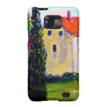 Tuscany Farm House Galaxy SII Cases
