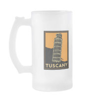 Tuscany Italy retro art deco travel poster mugs by strk3 Tuscany Italy retro art deco travel poster mugs