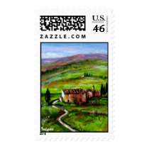 TUSCANY LANDSCAPE 2 postage by bulgan_lumini TUSCANY LANDSCAPE 2 postage