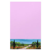 TUSCANY LANDSCAPE 4 stationery by bulgan_lumini TUSCANY LANDSCAPE 4 stationery