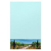 TUSCANY LANDSCAPE 4 stationery by bulgan_lumini TUSCANY LANDSCAPE 4 stationery