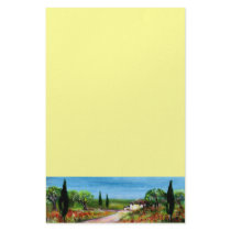 TUSCANY LANDSCAPE 4 stationery by bulgan_lumini TUSCANY LANDSCAPE 4 stationery