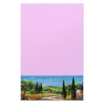 TUSCANY LANDSCAPE 5 stationery by bulgan_lumini TUSCANY LANDSCAPE 5 stationery
