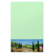 TUSCANY LANDSCAPE 5 stationery by bulgan_lumini TUSCANY LANDSCAPE 5 stationery