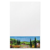 TUSCANY LANDSCAPE 5 stationery