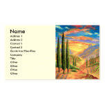 Tuscany Landscape Painting - Multi Business Card Template