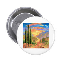 Tuscany Landscape Painting - Multi buttons