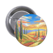 Tuscany Landscape Painting - Multi buttons
