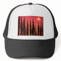 Tuscany Landscape Painting - Multi hats by JUDERM Tuscany Landscape Painting - Multi hats