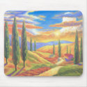 Tuscany Landscape Painting - Multi mousepads by JUDERM Tuscany Landscape Painting - Multi mousepads