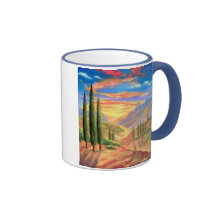 Tuscany Landscape Painting - Multi Mug