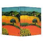 TUSCANY LANDSCAPE WITH SUNFLOWERS VINYL BINDERS