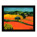 TUSCANY LANDSCAPE WITH SUNFLOWERS posters