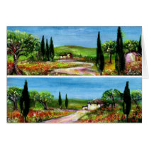 TUSCANY LANDSCAPES CARD