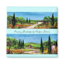 TUSCANY LANDSCAPES MAGNETS