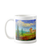 Tuscany Poppies Mugs