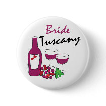 Tuscany Weddings, Bride Button