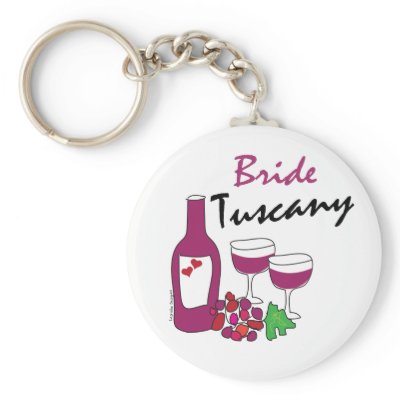 Tuscany Weddings, Bride Key Chains