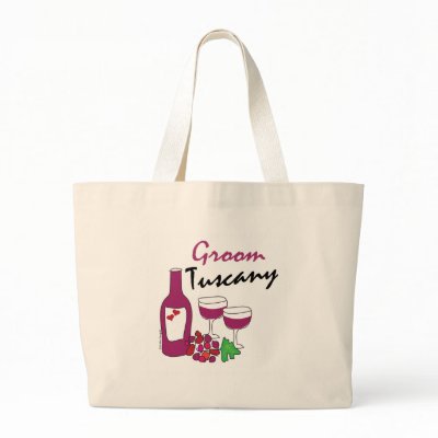 Tuscany Weddings, Groom Canvas Bag